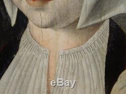 16th Century Flemish Antwerp Old Master Portrait Of A Lady Joos Van Cleve