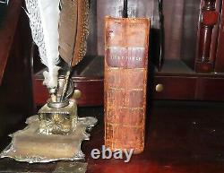 1792 SIGNED ADAMS FAMILY KING JAMES HOLY BIBLE KJV Old and New Testament Antique