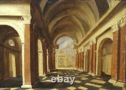 17th Century Dutch Old Master Church Cathedral Architectural Peeter I NEEFFS