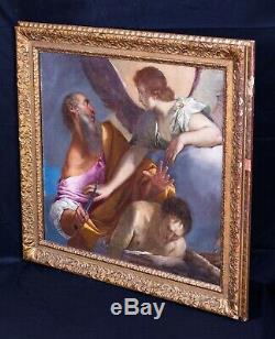 17th Century Italian Old Master Isaac Abraham & The Angel TITIAN (1488-1576)