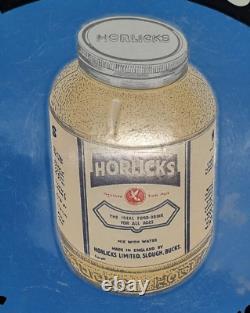 1900's Old Antique Vintage Rare Horlick's Porcelain Enamel Sign Board England