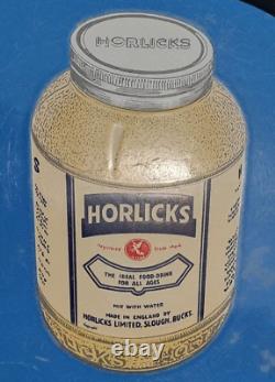 1900's Old Antique Vintage Rare Horlick's Porcelain Enamel Sign Board England