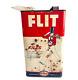1930's Old Antique Vintage Rare Esso Flit Oil Litho Tin Gallon Can Sign Board
