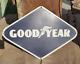 1930's Old Antique Vintage Rare Goodyear Tyres Adv. Enamel Embossed Sign Board