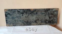 1930s Parcels Old Antique Vintage Advt Tin Enamel Porcelain Sign Board G93