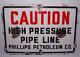 1960s Old Vintage Phillips 66 Gas Oil Porcelain Advertising Sign Oklahoma Texas