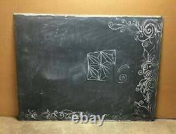 1 Antique 1914 School House Slate Chalkboard 48x63 Vtg Menu Sign Old 177-22B