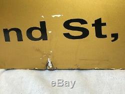 1 Rare Gold Rolex Shop Display Wall Swinging Sign Old Bond Street Mayfair London