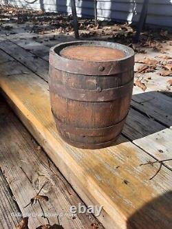 200yr Old antique Intact Paint barrel JOHN T LEWIS BROS National lead Dutch boy