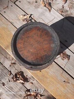 200yr Old antique Intact Paint barrel JOHN T LEWIS BROS National lead Dutch boy