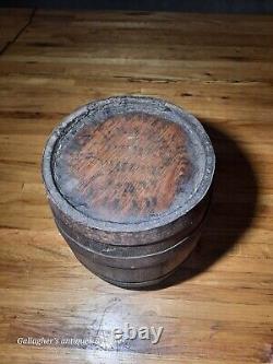 200yr Old antique Intact Paint barrel JOHN T LEWIS BROS National lead Dutch boy