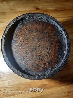 200yr Old antique Intact Paint barrel JOHN T LEWIS BROS National lead Dutch boy