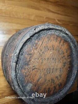 200yr Old antique Intact Paint barrel JOHN T LEWIS BROS National lead Dutch boy