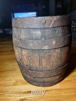 200yr Old antique Intact Paint barrel JOHN T LEWIS BROS National lead Dutch boy