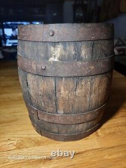 200yr Old antique Intact Paint barrel JOHN T LEWIS BROS National lead Dutch boy