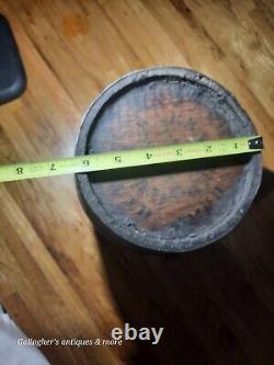 200yr Old antique Intact Paint barrel JOHN T LEWIS BROS National lead Dutch boy