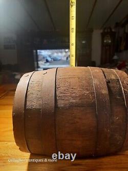 200yr Old antique Intact Paint barrel JOHN T LEWIS BROS National lead Dutch boy