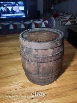 200yr Old antique Intact Paint barrel JOHN T LEWIS BROS National lead Dutch boy
