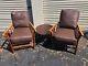 2 Signed Old Hickory Occasional Chairs Rustic Log Lodge Style Furniture