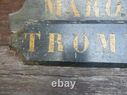2 X Vintage, Antique Wine Cellar, Merchant, Vineyard Hand Painted Signs, Marquis, Old