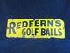 32912 Old Enamel Sign Antique Store Metal Advert Redfern's Golf Balls Bag Club