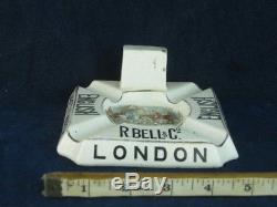 34646 Old Antique Matchstriker Match holder sign box vesta bell london