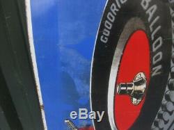 39807 Old Antique Vintage Enamel Sign Garage Advert Goodrich Tires Tyres Auto