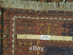 3x12 Genuine Antique Caucasion Rug, SIGNED DATED 1933 (82 Years Old)