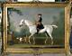 40 Hand-painted Old Master-art Antique Oil Painting Aga Horse On Canvas