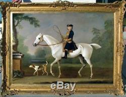 40 Hand-painted Old Master-Art Antique Oil Painting aga horse on Canvas