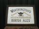 46977 Old Vintage Antique Enamel Sign Pub Mirror Advert Worthington Brewery Jug