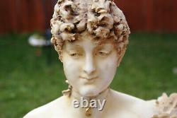 AMPHORA PORCELAIN BUST SIGNED A ED STELLMACHER TURN TEPLITZ 100 + years old