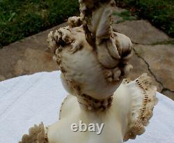 AMPHORA PORCELAIN BUST SIGNED A ED STELLMACHER TURN TEPLITZ 100 + years old