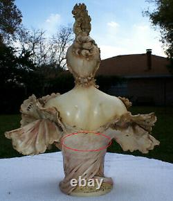 AMPHORA PORCELAIN BUST SIGNED A ED STELLMACHER TURN TEPLITZ 100 + years old