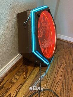 AWESOME Old Antique Early 1930s Vintage PEPSI COLA NEON Advertising SIGN CLOCK