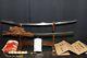 (ay-43) Old Blademuromachi Munemit Sign With Judgement Paper And Tachi Koshirae