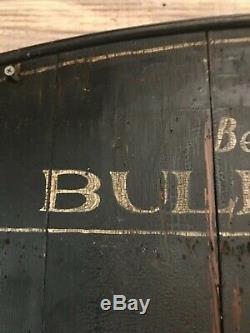 Aafa Early Primitive Old Railroad Bulletin Wood Sign Original Black