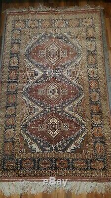 Alter Orientteppich signiert 184112 Seide Old Oriental Rug signed