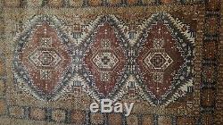 Alter Orientteppich signiert 184112 Seide Old Oriental Rug signed