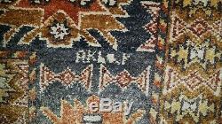 Alter Orientteppich signiert 184112 Seide Old Oriental Rug signed