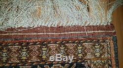 Alter Orientteppich signiert 184112 Seide Old Oriental Rug signed