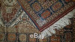 Alter Orientteppich signiert 184112 Seide Old Oriental Rug signed