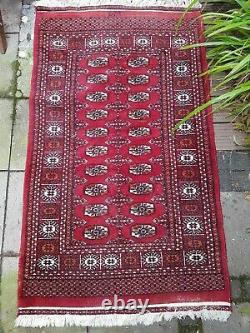 Alter Turkmenischer Teppich signiert old Turkmen rug signed 17094