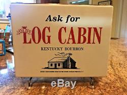 AntiqueOld Log Cabin Kentucky Bourbon Rotating Bar Light