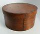 Antique 1800s Large Thos Annett E Jaffrey Nh Bentwood Round Box & Lid Old Nails