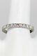 Antique 1920s Signed Old Mine Cut. 33ct Diamond 18k White Gold Wedding Band Ring