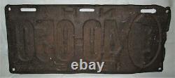 Antique 1926 New Hampshire USA Gas Oil Old Man Mountain Sign License Plate Nh Us