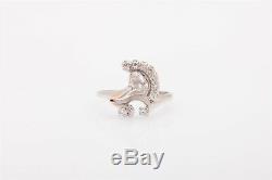 Antique 1940s $4000 EREV Signed 1.25ct Old Mine Cut Diamond 14k White Gold Ring
