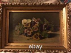 Antique 19th Century signed Old Master Portrait Oil Painting