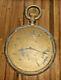 Antique 2-sided Jeweler Pocket Watch Clock Zinc Trade Sign Old Comstock Tx Htf
